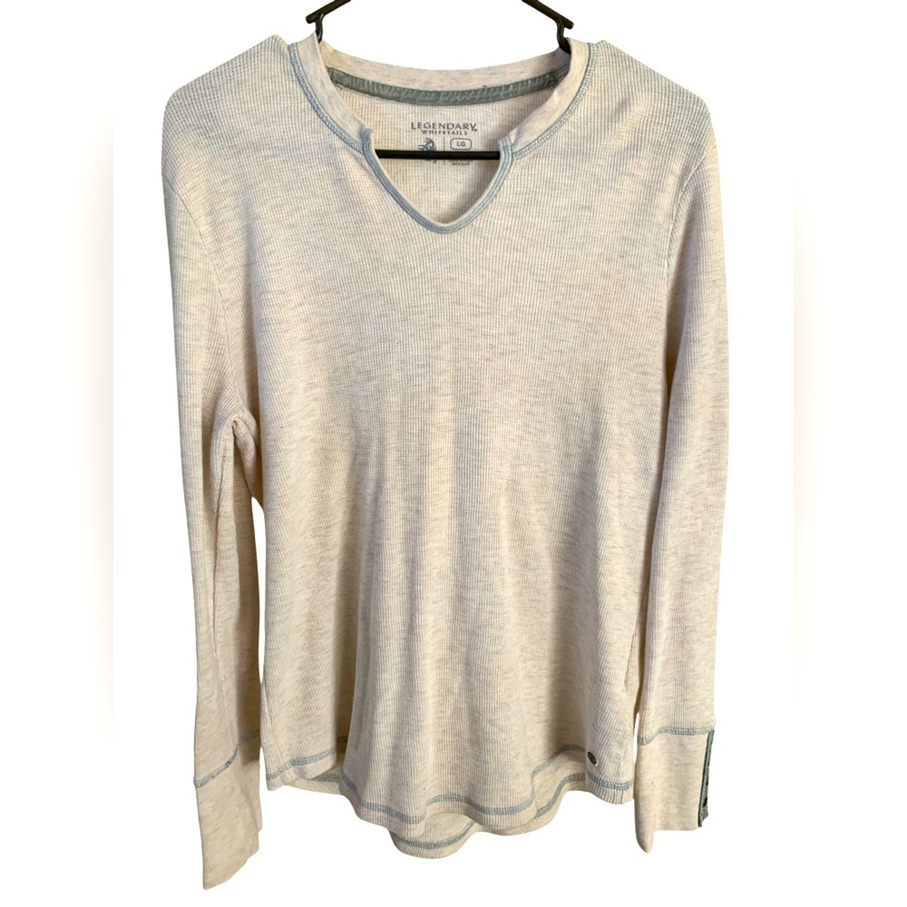 Legendary Whitetails Cream Long Sleeve Thermal Top
